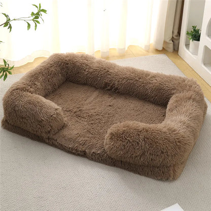 Luxury Winter Warm Large Dog Sofa Bed Dog Kneel Cat Mats House Cushion