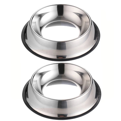 Stainless Steel Pet Dog Cat Bowl Durable Pet Feeding Bowl