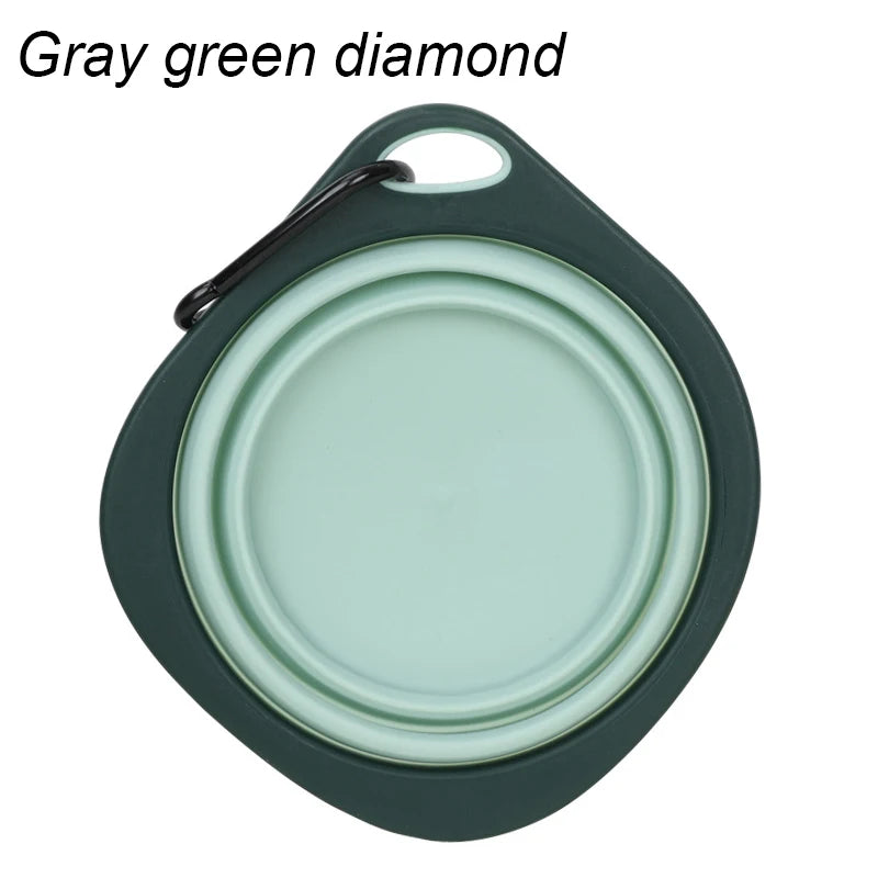Pet Folding Silicone Bowl Collapsible Pet Outdoor