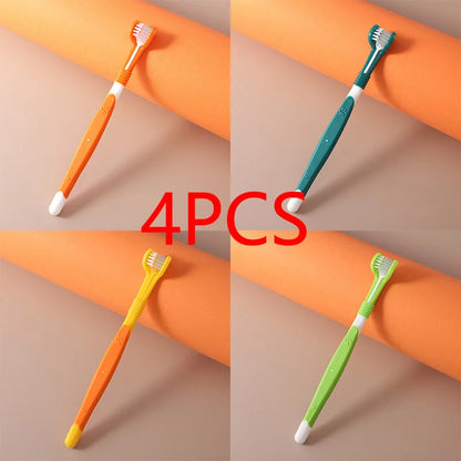 Dog Plastic Toothbrush Removing Tartar Cleaning Mouth Pet Care
