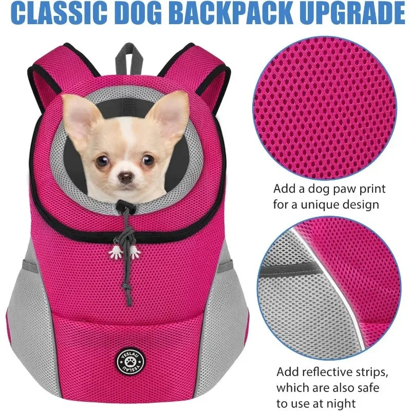 New Dog Pet Backpack Carrier Travel Bag Front Pack