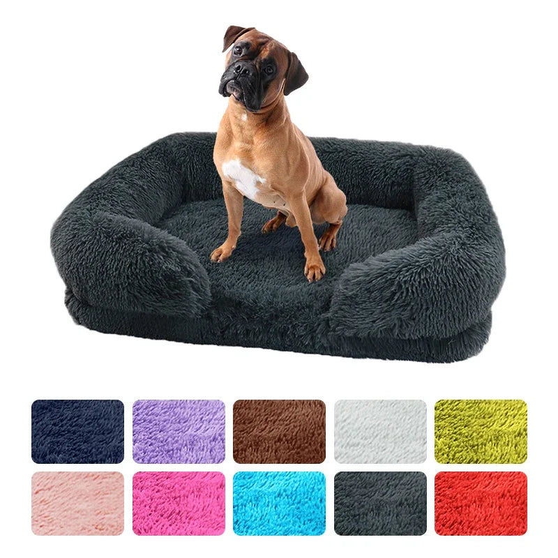 Dog Bed Dog Plush Pet Bed Winter Thickened Pad Dog Sleeping Bed