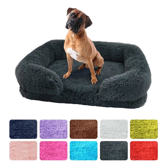 Dog Bed Dog Plush Pet Bed Winter Thickened Pad Dog Sleeping Bed