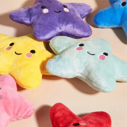 1pcs/pack Puppy Dog Plush Pentagram Squeaky