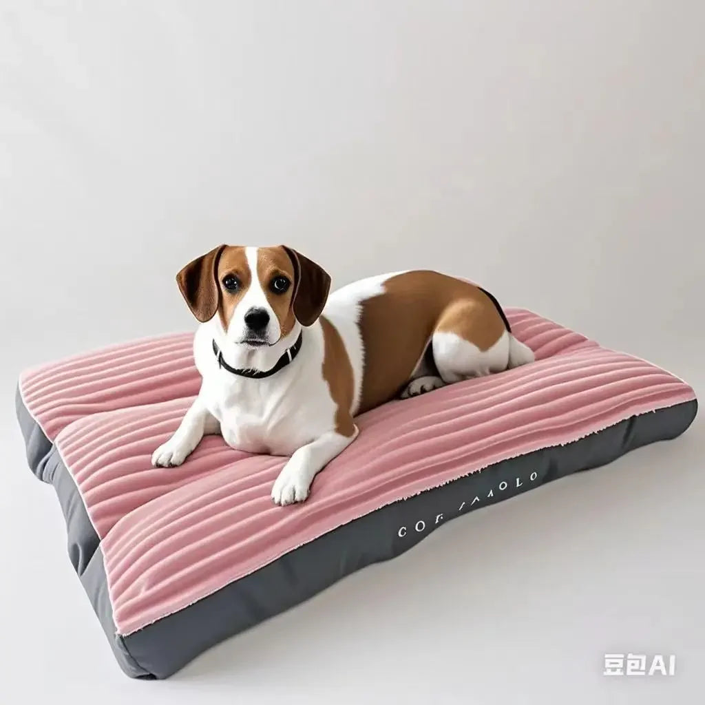 Big Dog Mat Corduroy Pad for Medium Large Dogs Oversize Pet Sleeping Bed