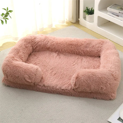 Luxury Winter Warm Large Dog Sofa Bed Dog Kneel Cat Mats House Cushion