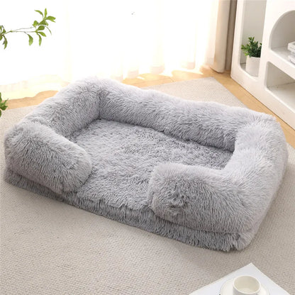 Luxury Winter Warm Large Dog Sofa Bed Dog Kneel Cat Mats House Cushion