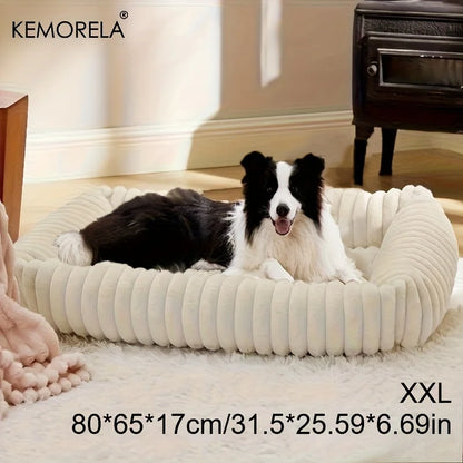 Orthopedic Plush Dog Bed - Mattress with High Resilience Support