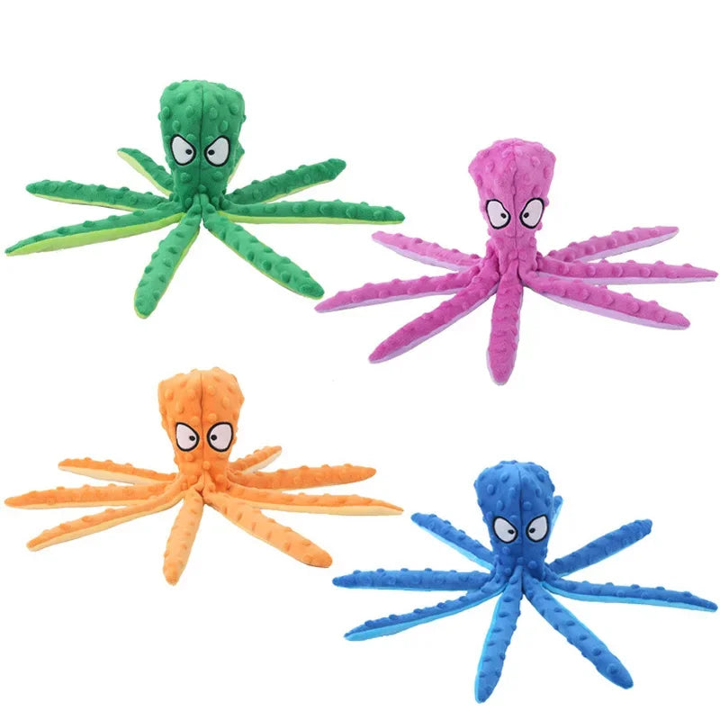 Pet Plush Toy Octopus Dog Interactive Toy