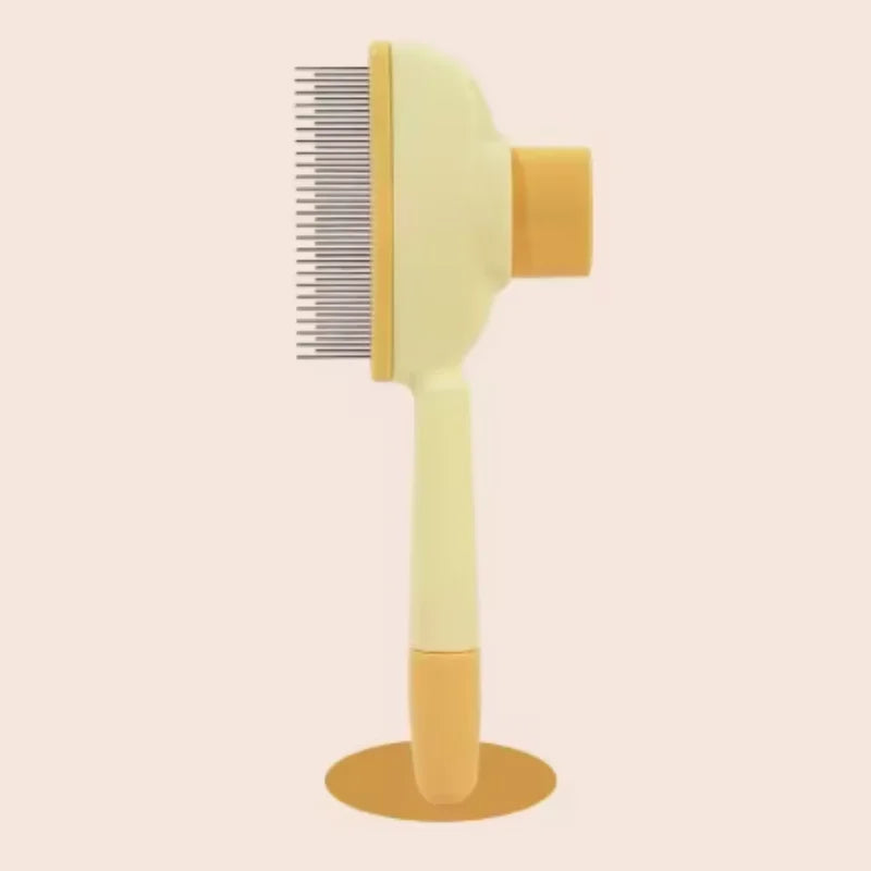 Self-Cleaning One-Button Dog Comb Pet Hair Remover