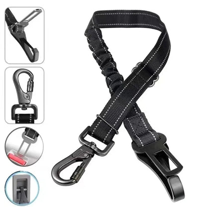 Adjustable Pet Dog Car Seat Belt Safety Leash Vehicle Belts