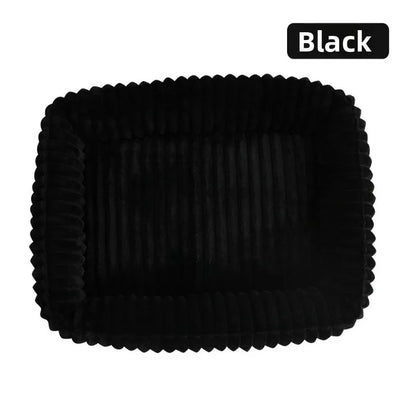 Rectangle Plush Dog Bed Winter Warm Mat Small Medium Big Pet Cat Dog
