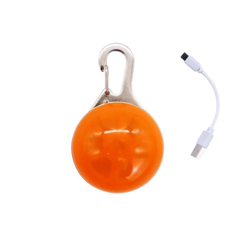 LED Pet Dog Collar USB/Battery Luminous Night Light Collar