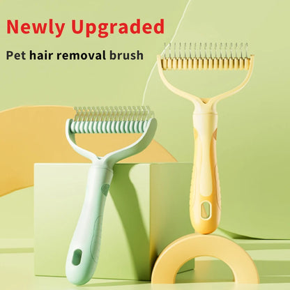 Cat Brush Cat Fur Knot Cutter Pets Hair Removal Comb