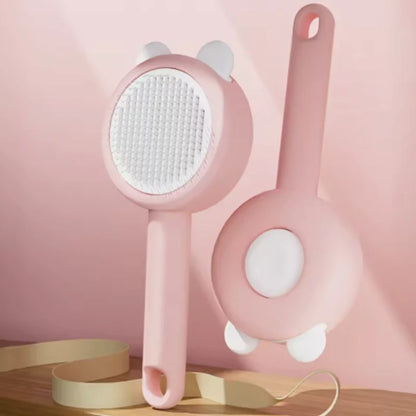 Self-Cleaning One-Button Dog Comb Pet Hair Remover