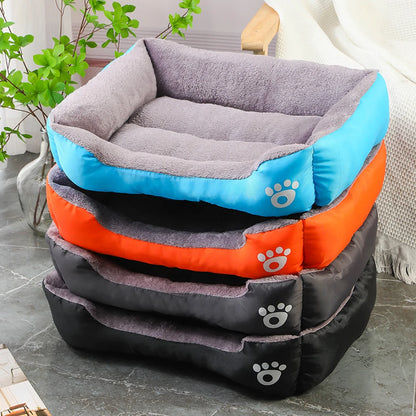 Soft Square Large Dog Sofa Elastic Dog House Cushion Winter