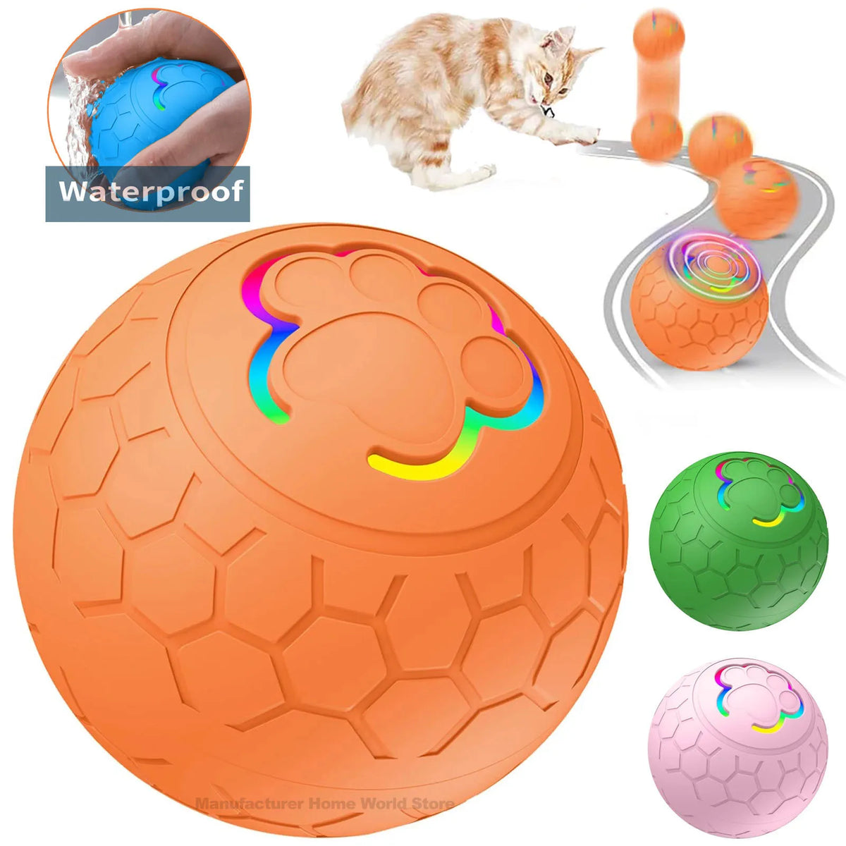 Smart Dog Toy Ball Electronic Interactive Pet Toy Ball