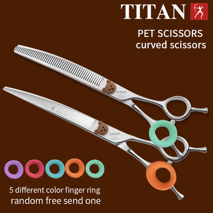Professional Pet Grooming Shears Fishbone Teeth