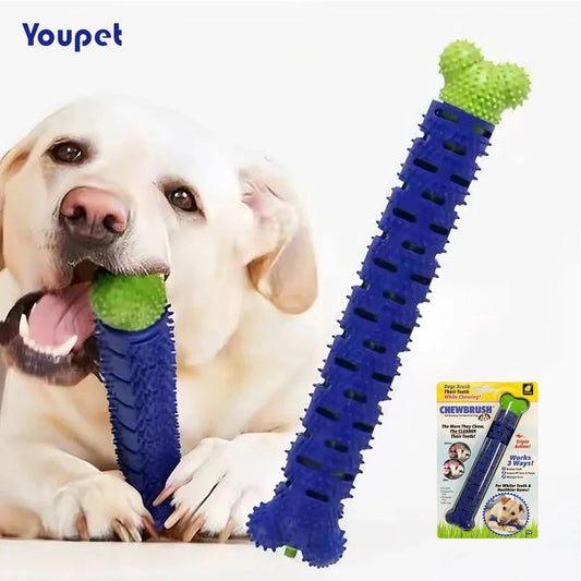 Dog Tooth Grinding Stick Food Grade Cleaning Massager Rubber