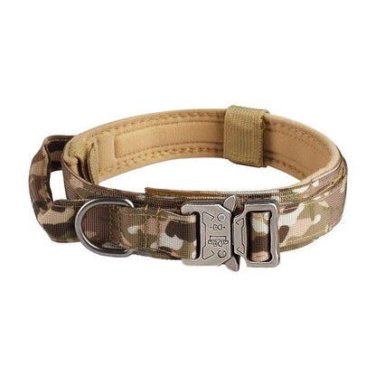 Outdoor Tactical Dog Collar Metal Buckle Collar for Dog Pet