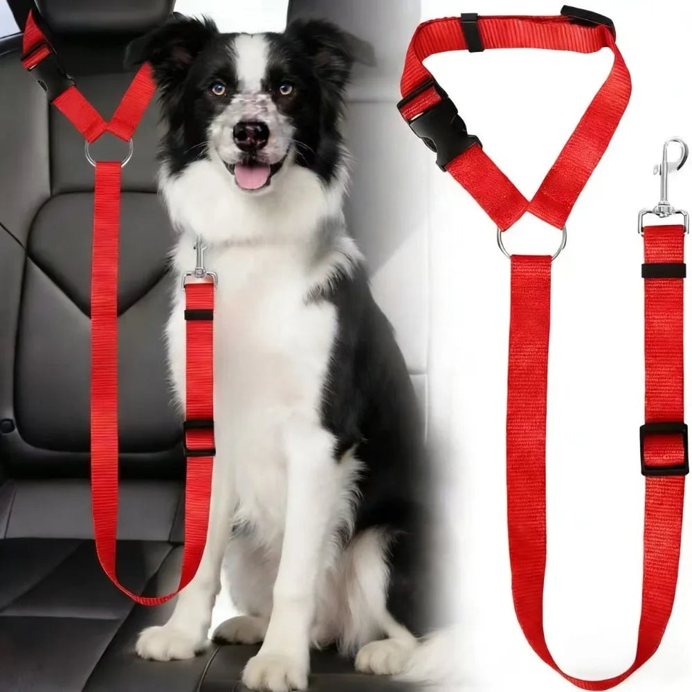 Pet Car Seat Belt, Nylon Leash, Rear Seat Belt