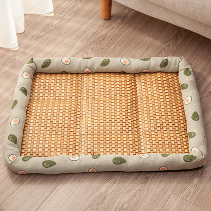 Large Dog Bed Mat Summer Cooling Matting Dog Cushion