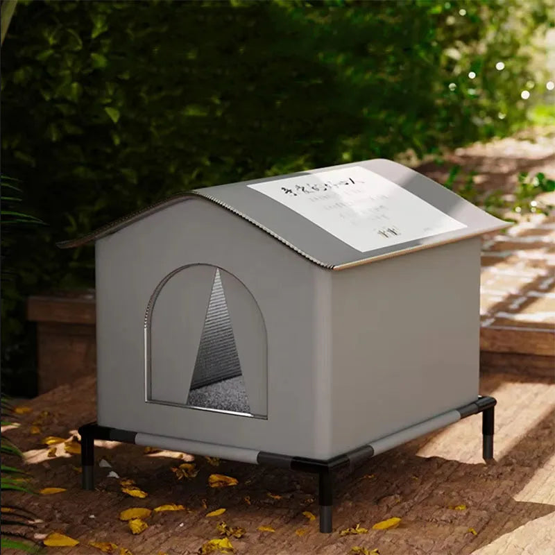 Stray Cat dog House Waterproof Outdoor Winter Warm Pet Cave Sleeping Beds