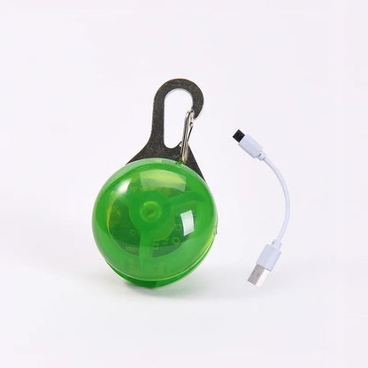 LED Pet Dog Collar USB/Battery Luminous Night Light Collar