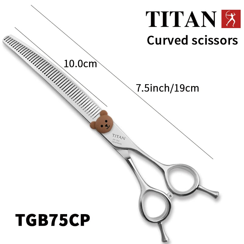Professional Pet Grooming Shears Fishbone Teeth