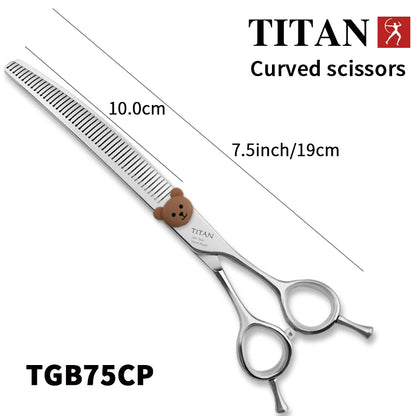 Professional Pet Grooming Shears Fishbone Teeth