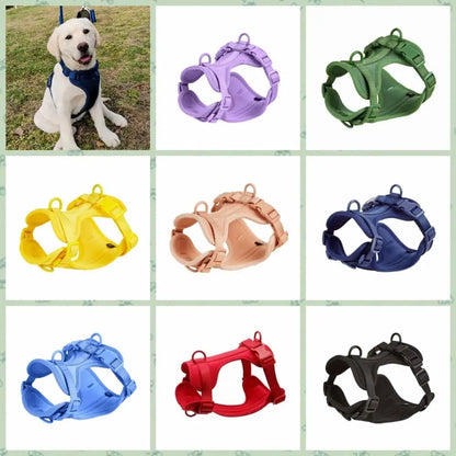 Fashion Candy Color Dog Harness Vest Reflective Breathable
