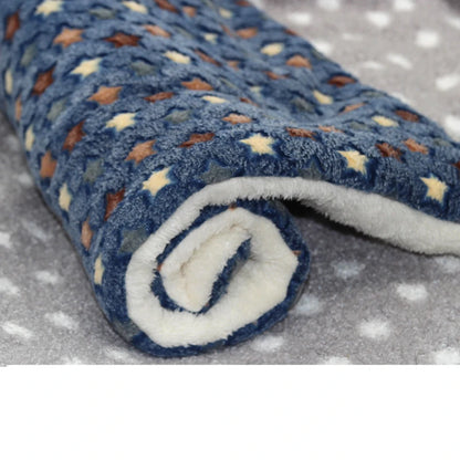Flannel Pet Mat Dog Bed Cat Bed Thicken Sleeping Mat Dog Blanket