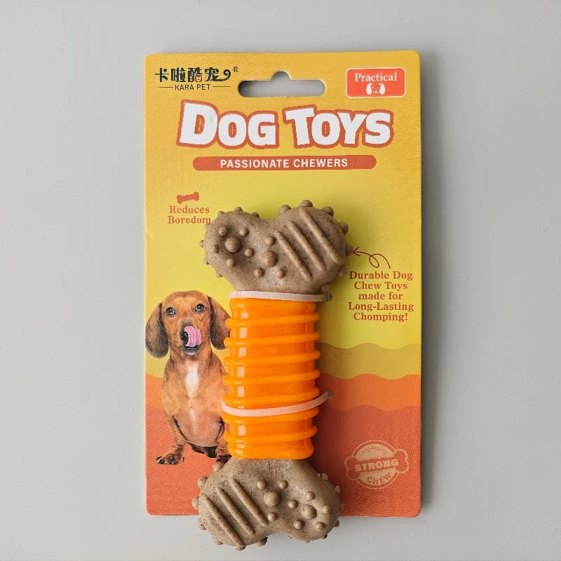 Dog Chew Toy Durable Bite-resistant Toy Bone-shaped Universal