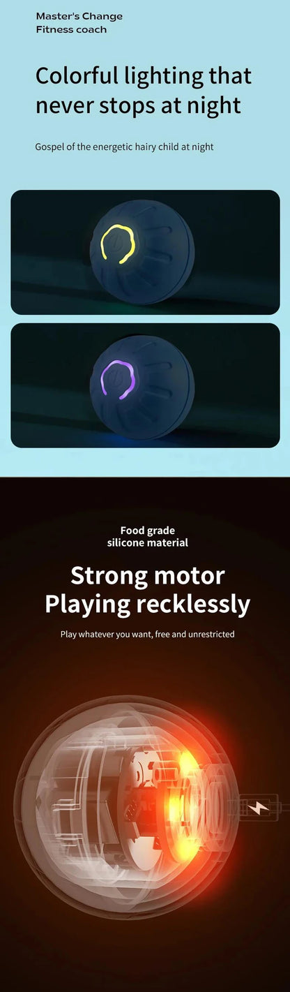 Smart Dog Toys Ball Electronic Interactive Pet Toy Moving Ball