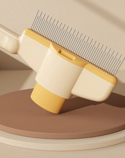 Dog Comb Pet Hair Remover One Button Dogs Brush