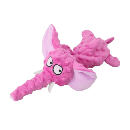 Elephant Soft Shell Plush Dog Toys Interactive Squeaky