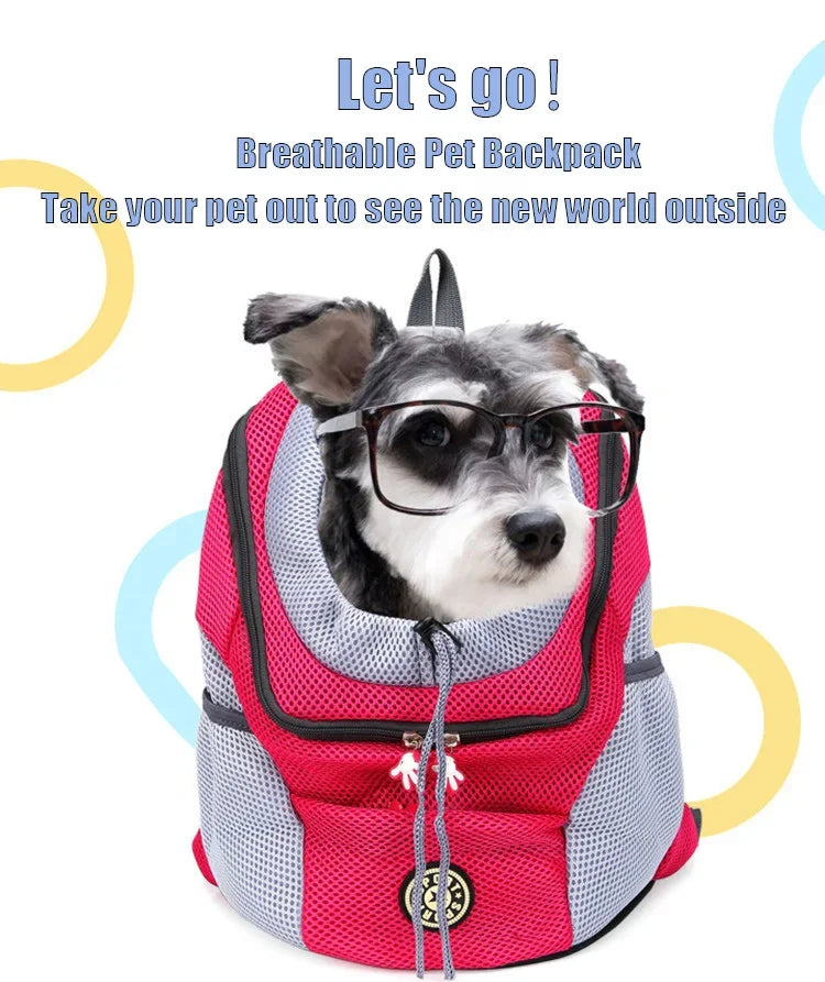 New Dog Pet Backpack Carrier Travel Bag Front Pack