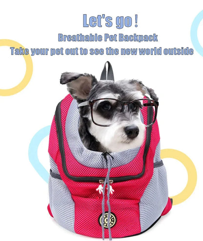 New Dog Pet Backpack Carrier Travel Bag Front Pack