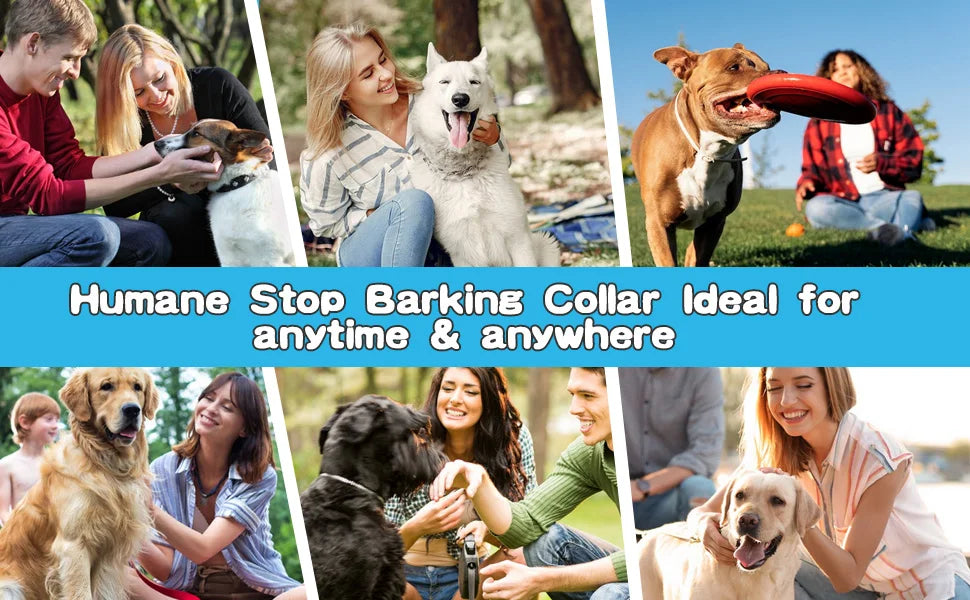 Pet Dog Anti Barking Device USB Rechargeable Dogs Training