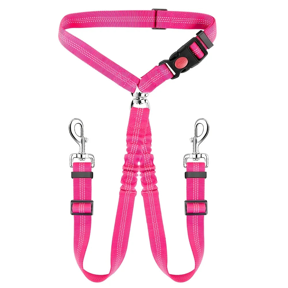Dog Seat Belt for Car,Dog Car Harness Seatbelt Adjustable