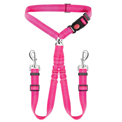 Dog Seat Belt for Car,Dog Car Harness Seatbelt Adjustable