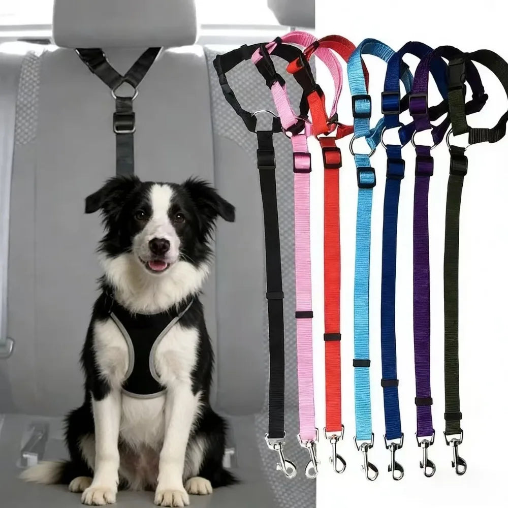 Pet Car Seat Belt, Nylon Leash, Rear Seat Belt
