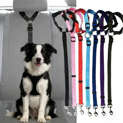 Pet Car Seat Belt, Nylon Leash, Rear Seat Belt