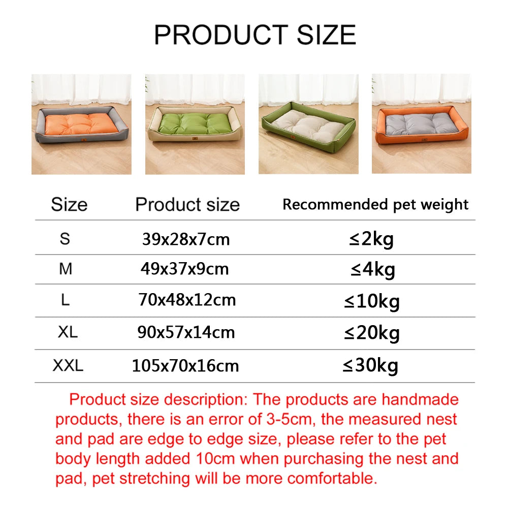Large Cat Sofa Mat Full Filling Summer Comfortable Waterproof