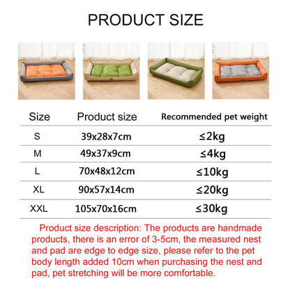 Large Cat Sofa Mat Full Filling Summer Comfortable Waterproof