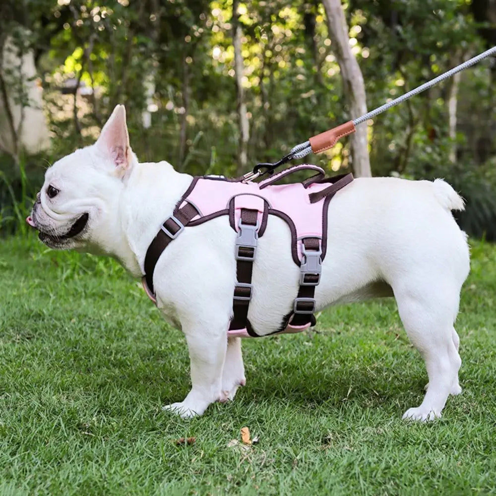 Adjustable Reflective Puppy Chest Strap Oxford Breathable Dog Harness