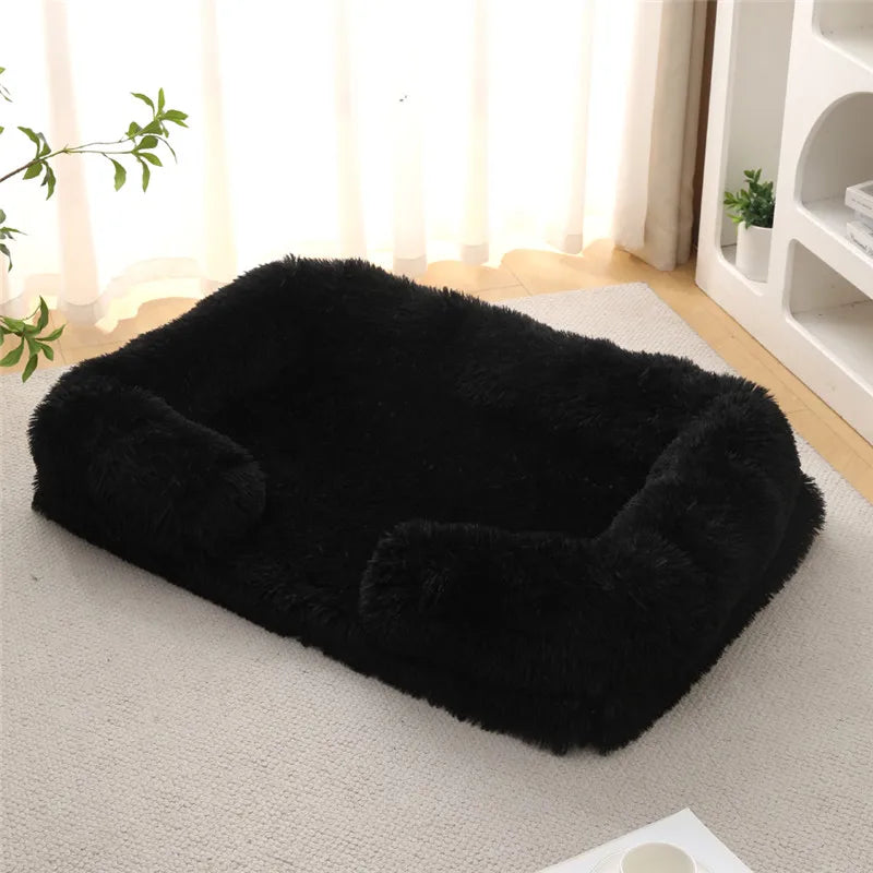 Luxury Winter Warm Large Dog Sofa Bed Dog Kneel Cat Mats House Cushion