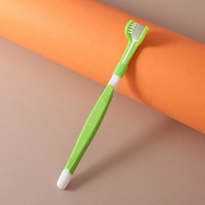 Dog Plastic Toothbrush Removing Tartar Cleaning Mouth Pet Care