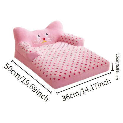 Autumn Winter Warm Dog Bed Anti-Slip Large Space Removable