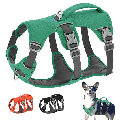 Dog Harnesses Durable Pet Vest With Handle Adjustable for Small Medium Large Dogs Pug